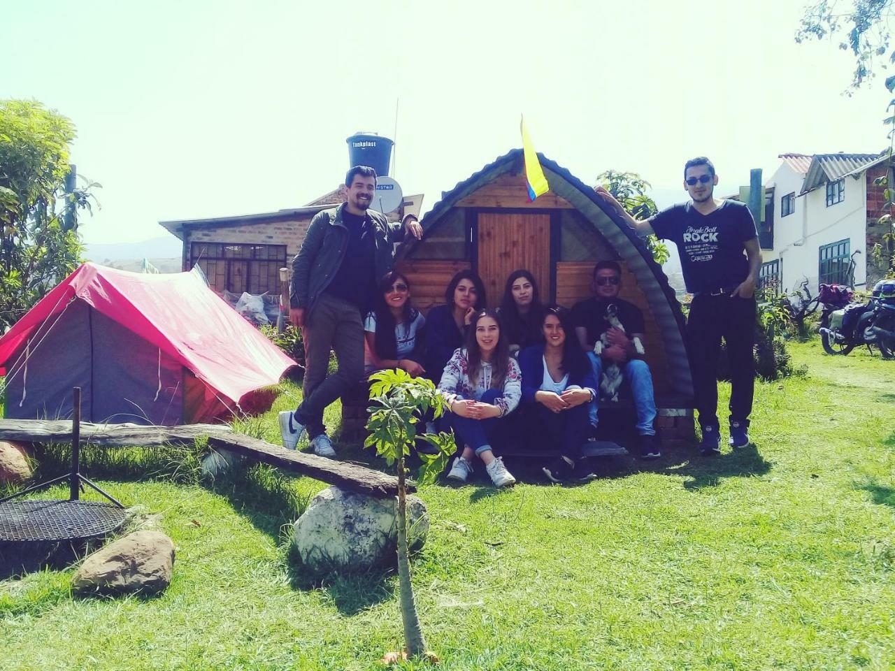Вилла Bahareque Casa Camping Монги Экстерьер фото