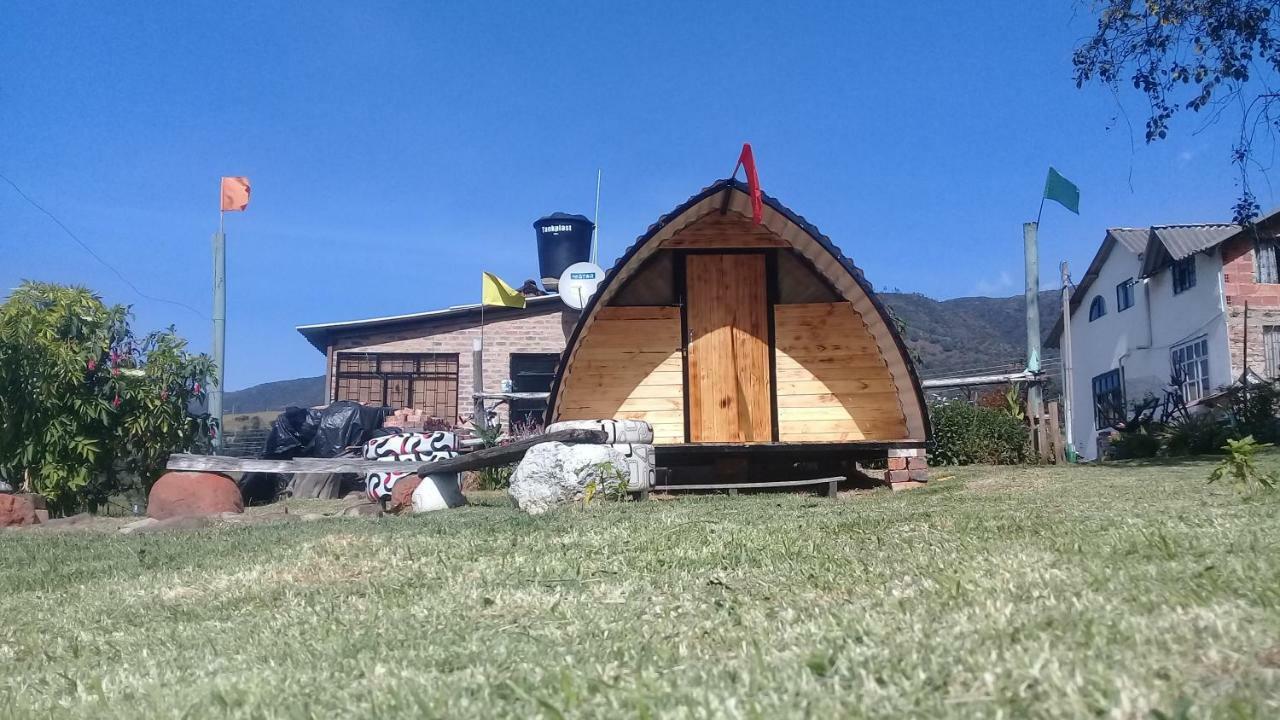 Вилла Bahareque Casa Camping Монги Экстерьер фото